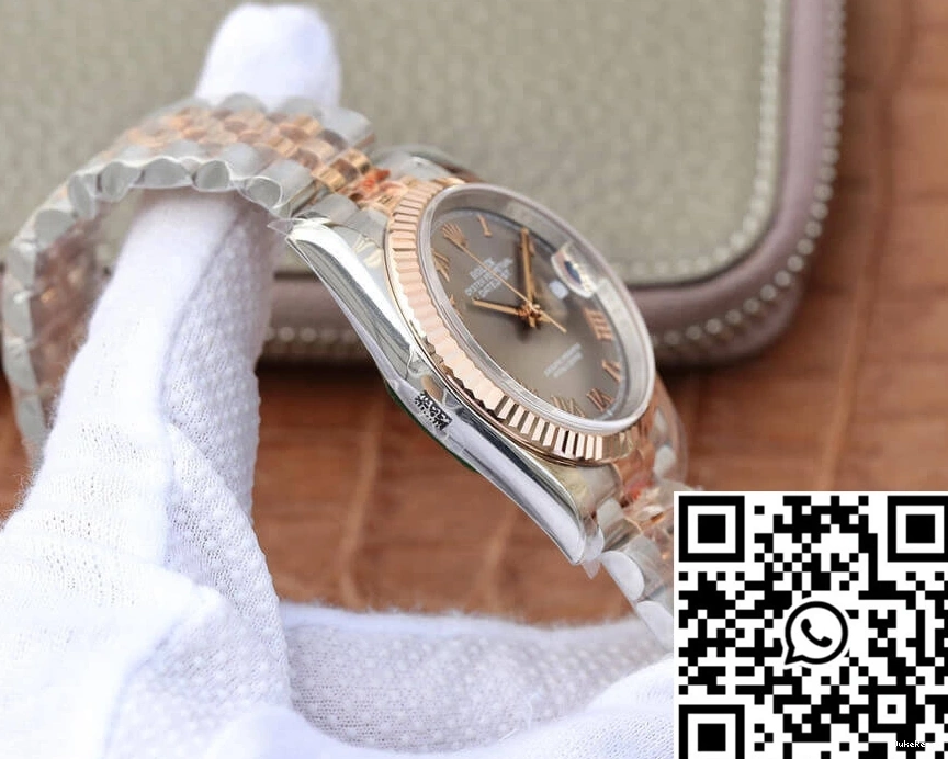 36MM Datejust 116231-0087 Rolex Silver GM Factory Rose Gold Dial 0430